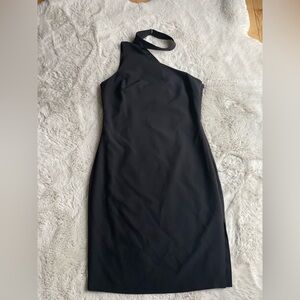 NWOT - Laundry One shoulder little black dress
